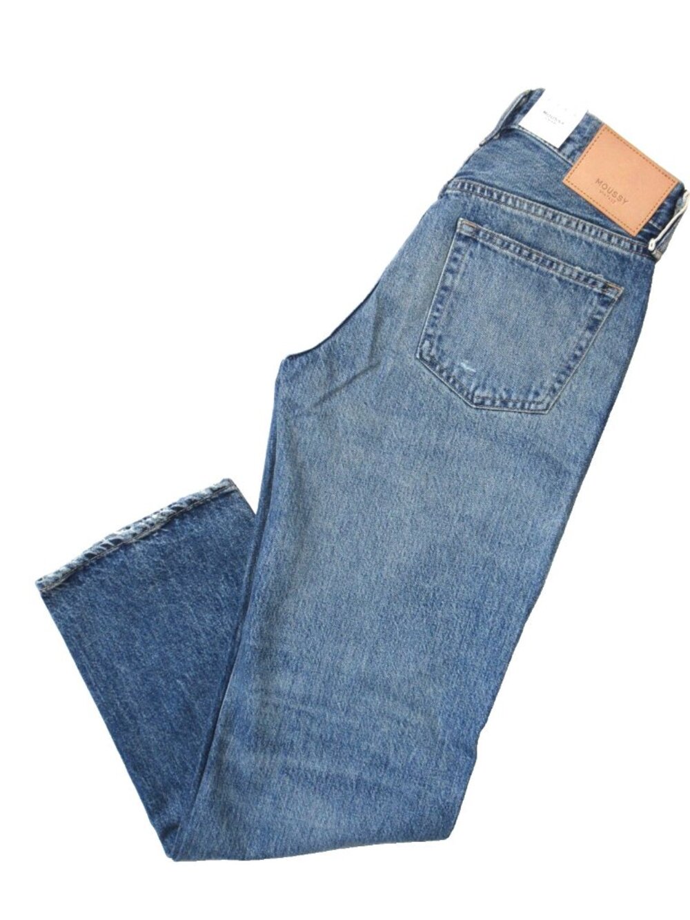 Moussy Women's Faded Blue Straight-Leg Jeans - Picture 12 of 15